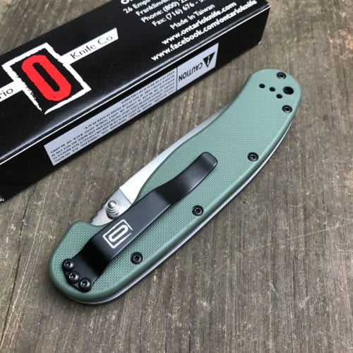 Ontario Rat Folder 1 зеленая рукоять
