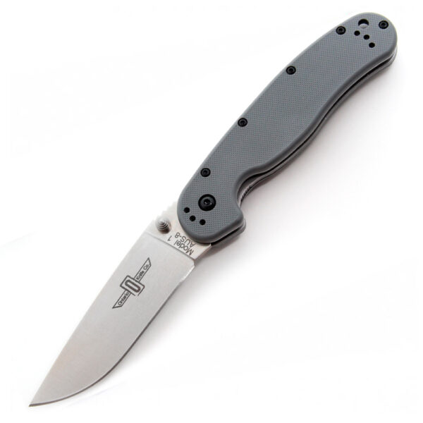 Ніж Ontario Rat 1 AUS-8 Gray Satin (O8848GY) Ніж Ontario Rat 1 AUS-8 Gray Satin (O8848GY)