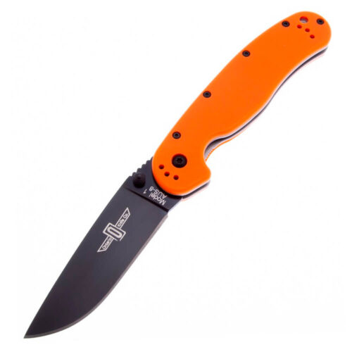Ніж Ontario Rat 1 AUS-8 Orange Black (O8846OR)