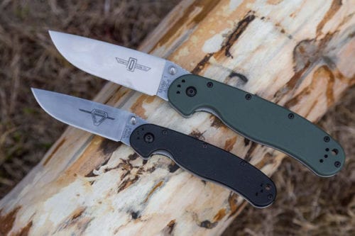 Ontario Rat Folder II черная рукоять, модель ON8860
