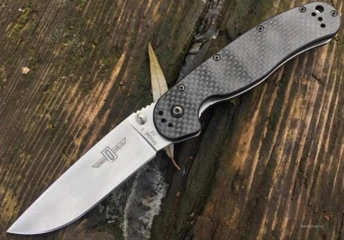 Ontario Rat Folder 1 сталь D2, карбоновая рукоять, модель ON8867CF
