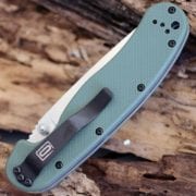 Ontario Rat Folder 1 сталь D2, зеленая рукоять, модель ON8867OD