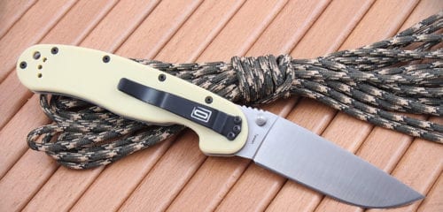 Ontario Rat Folder 1 бежевая рукоять Tan, модель ON8848DT