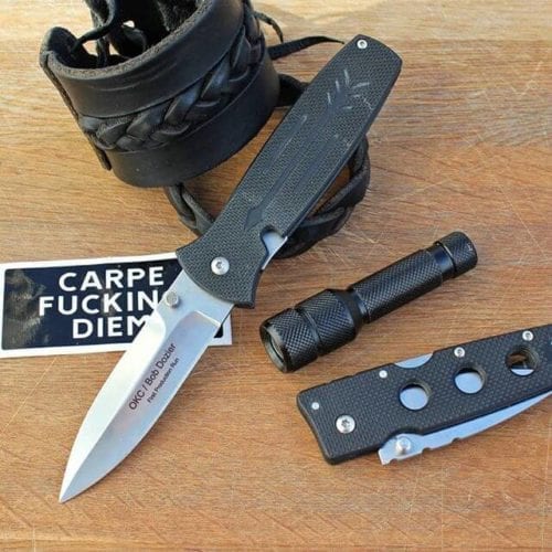 Ontario Dozier Arrow,сталь D2, рукоять G10, модель 9100