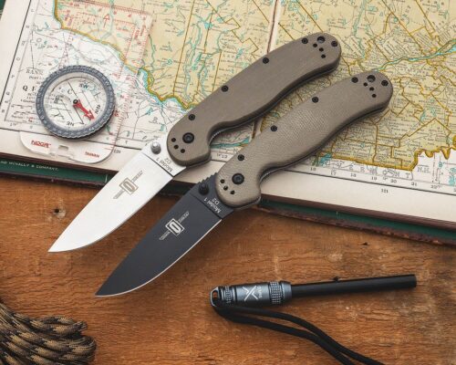 Ontario Rat 1 сталь D2 микарта