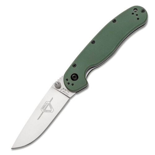 Ontario Rat Folder II зеленая рукоять - 8860OD