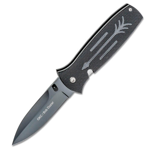 Ontario Dozier Arrow D2, черный клинок - 9101