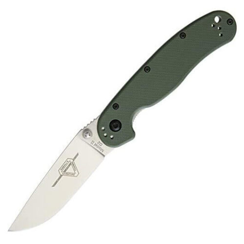 Ontario Rat Folder II зеленая рукоять, сталь D2 - 8828OD